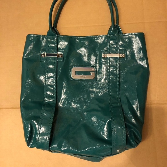 Guess tote-teal-new - Picture 2 of 4
